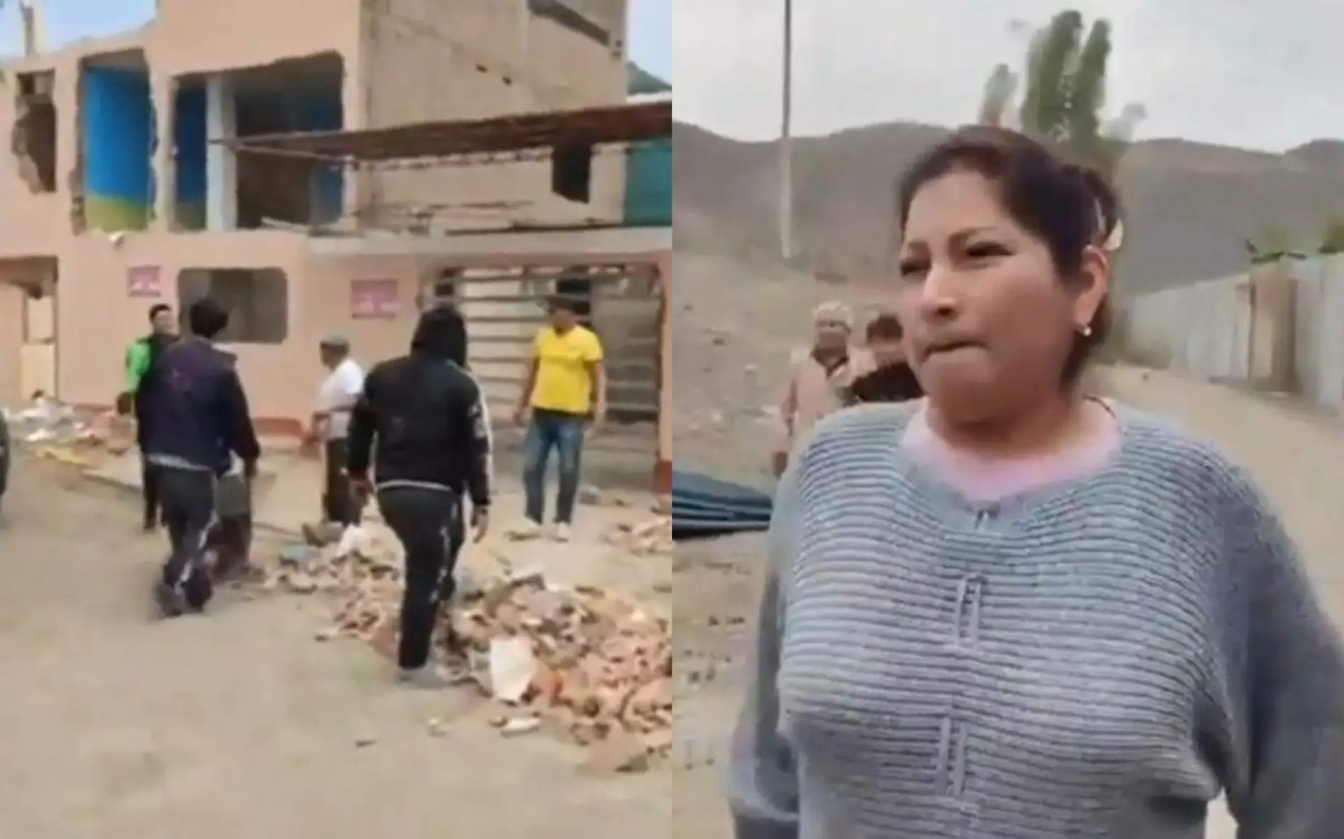 derrumba casa por conflicto